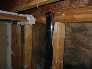 Water Damage Brookevill Restoration In Joists And Piping