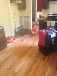 fire damage restoration Baltimore drying out